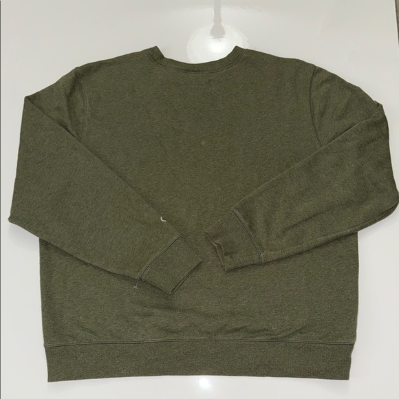 Champion Men's Classic Olive Crewneck Sweater Size L - Picture 6 of 6